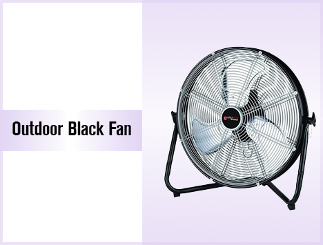 utilitech Outdoor Black Fan